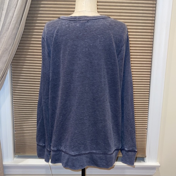 NWT Style & Co Puff Print Whimsical Love Sweatshirt - Picture 4 of 9